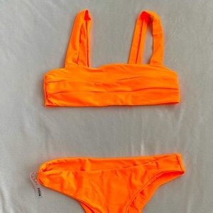 SheIn band hi-cut bikini set